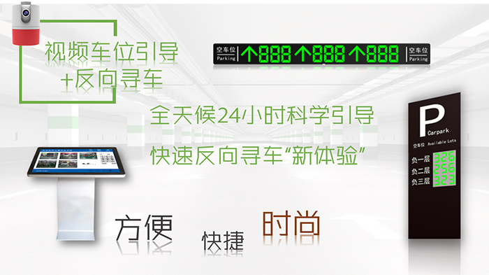 视频车位引导及反向寻车系统